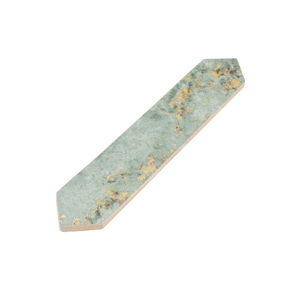 Picchetto Rustic Aqua Ceramic Picket Tile | Tile Club