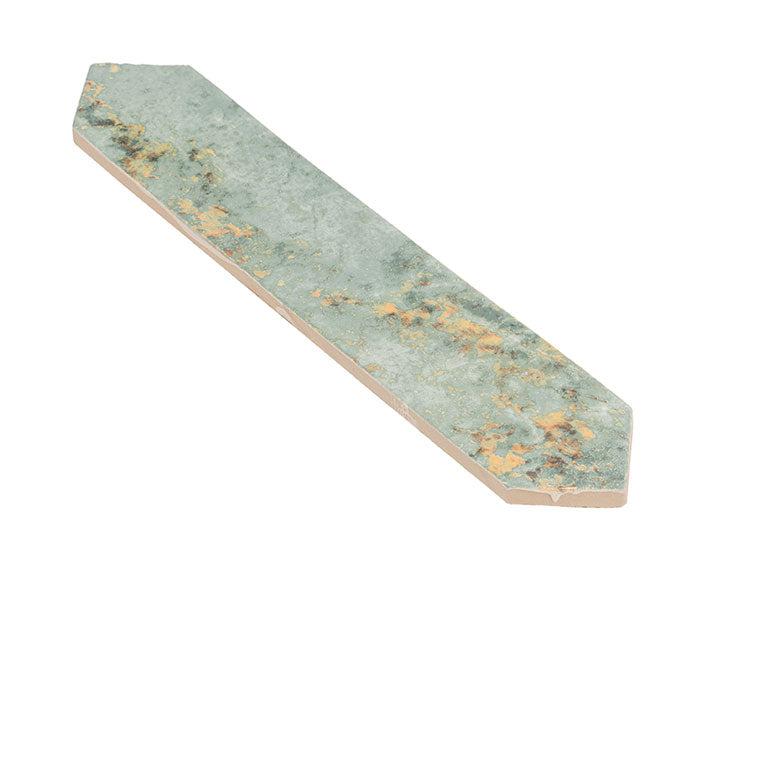 Picchetto Rustic Aqua Ceramic Picket Tile | Tile Club