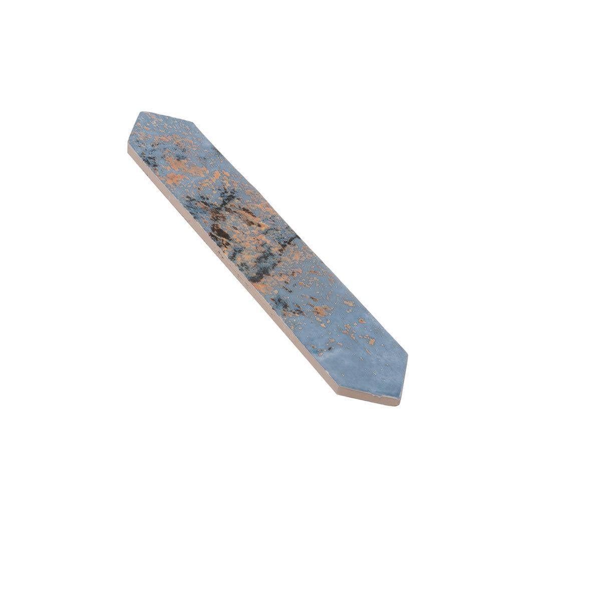 Picchetto Rustic Blue Ceramic Picket Tile | Tile Club