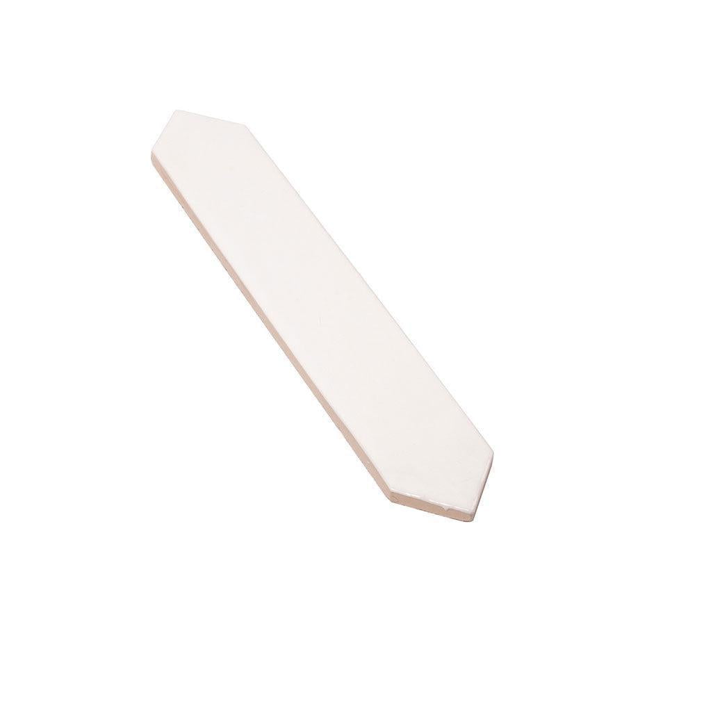 Picchetto White Gloss Ceramic Picket Tile | Tile Club