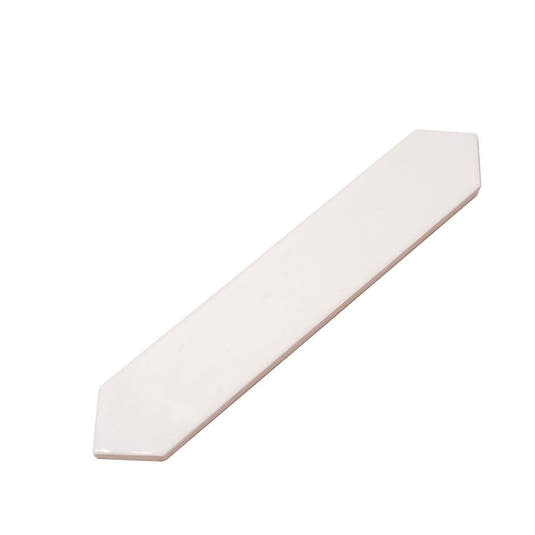 Picchetto White Gloss Ceramic Picket Tile | Tile Club
