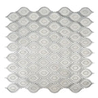 Evil Eye Carrara Marble Mosaic Tile | Tile Club