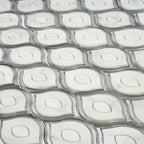 Evil Eye Carrara Marble Mosaic Tile | Tile Club