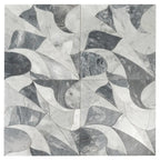 Excalibur Bardiglio & Carrara Marble Tile Waterjet | Tile Club