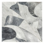 Excalibur Bardiglio & Carrara Marble Tile Waterjet | Tile Club