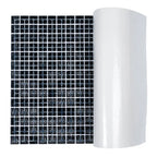 Pearly Denim Blue Squares Glass Pool Tile | Tile Club