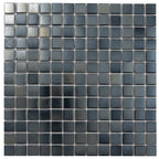 Pearly Denim Blue Squares Glass Pool Tile | Tile Club