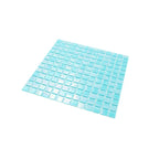 Pearly Aqua Blue Squares Glass Pool Tile | Tile Club