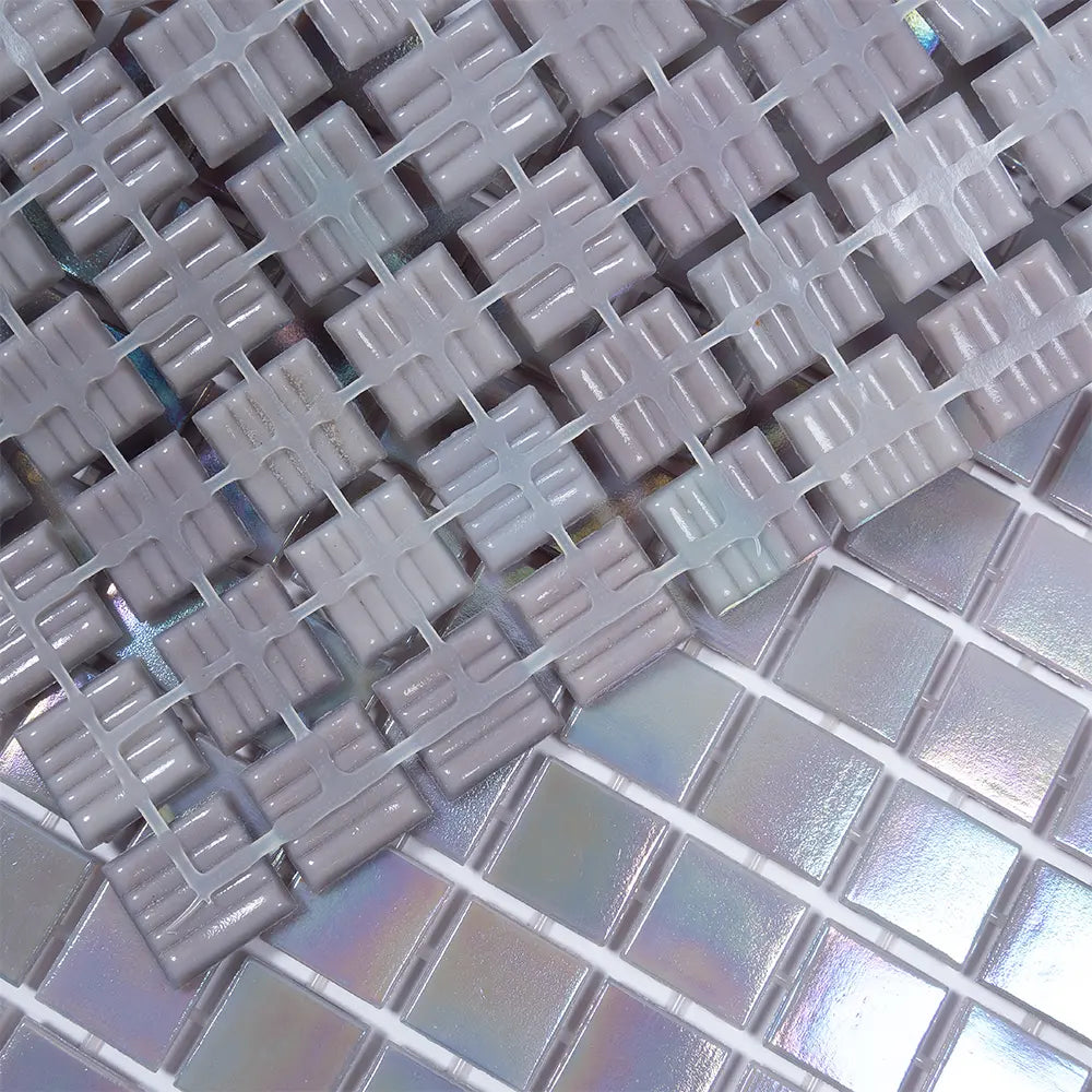 Abalone Pearl Squares Glass Pool Tile | Tile Club