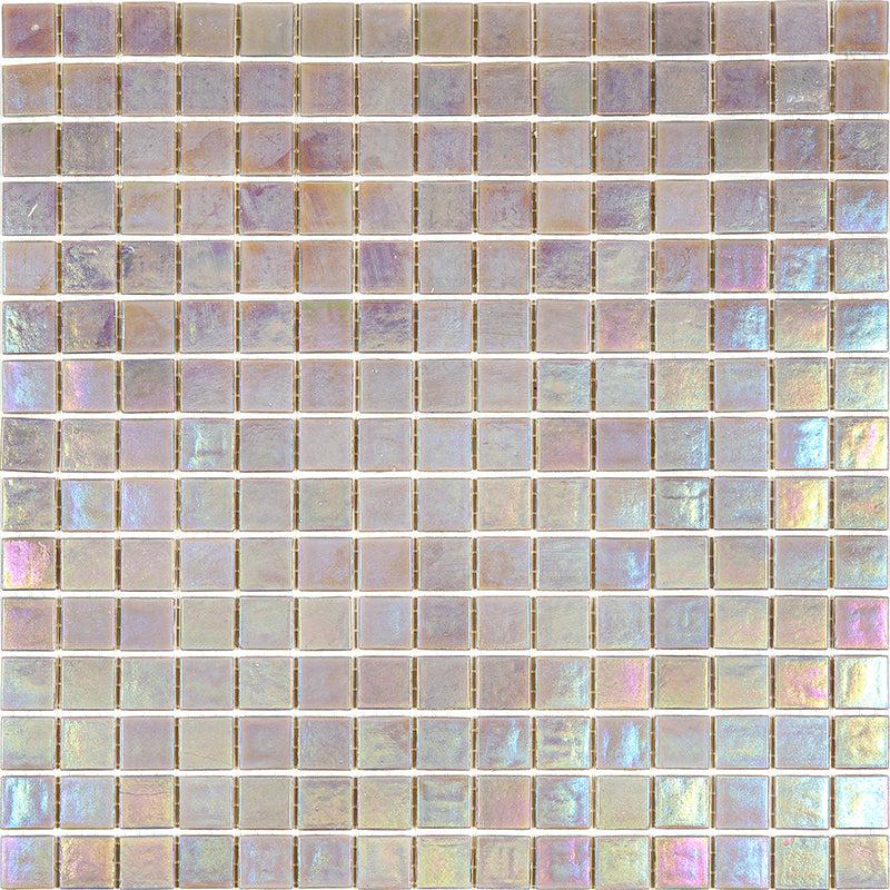 Abalone Pearl Squares Glass Pool Tile Sample