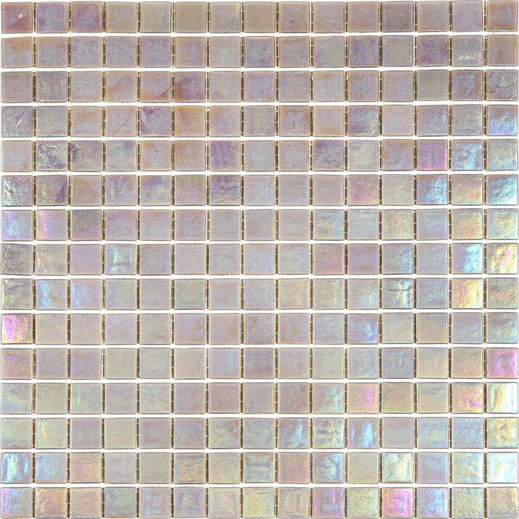 Abalone Pearl Squares Glass Pool Tile Sample