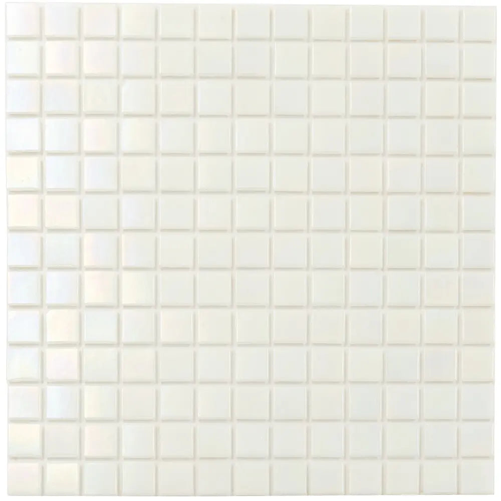 Bright Pearl Squares Glass Pool Tile | Tile Club