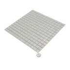 Misty Pearl Squares Glass Pool Tile | Tile Club