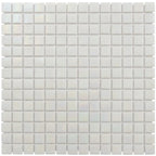 Misty Pearl Squares Glass Pool Tile | Tile Club