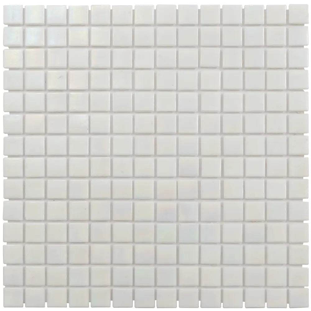 Misty Pearl Squares Glass Pool Tile | Tile Club