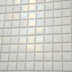 Misty Pearl Squares Glass Pool Tile | Tile Club