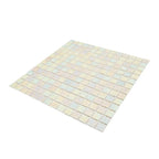 Misty Pearl Squares Glass Pool Tile | Tile Club