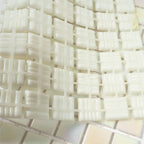 Misty Pearl Squares Glass Pool Tile | Tile Club