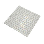 Misty Pearl Squares Glass Pool Tile | Tile Club