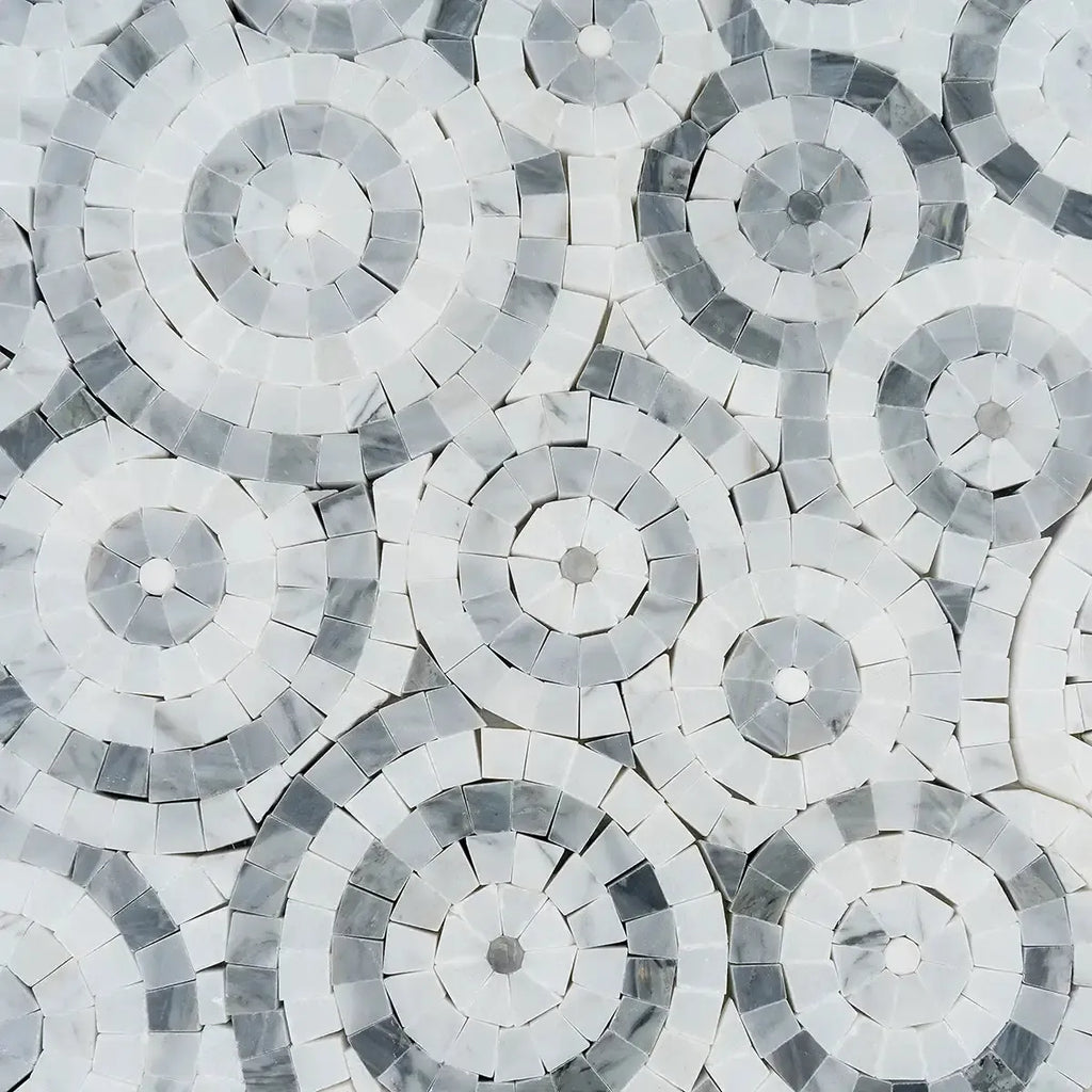Circles Micro Mosaic Tile | Tile Club