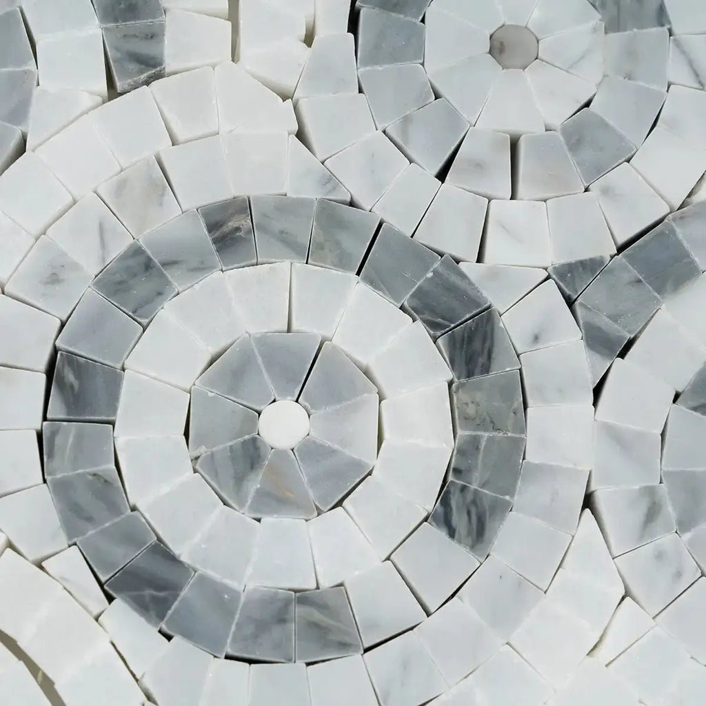Circles Micro Mosaic Tile | Tile Club