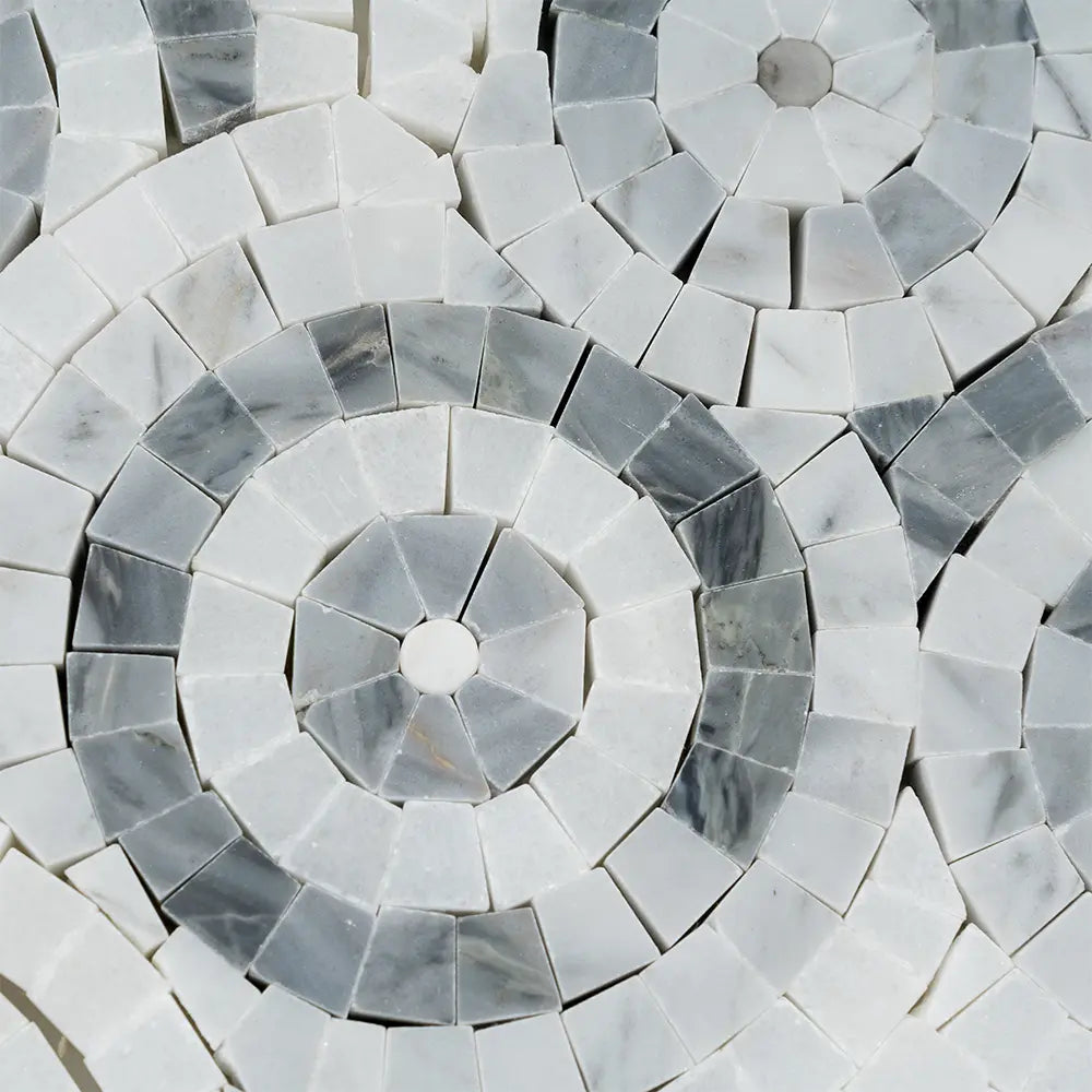 Circles Micro Mosaic Tile