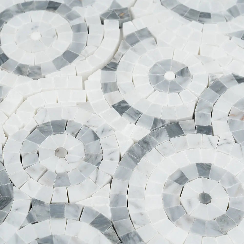 Circles Micro Mosaic Tile