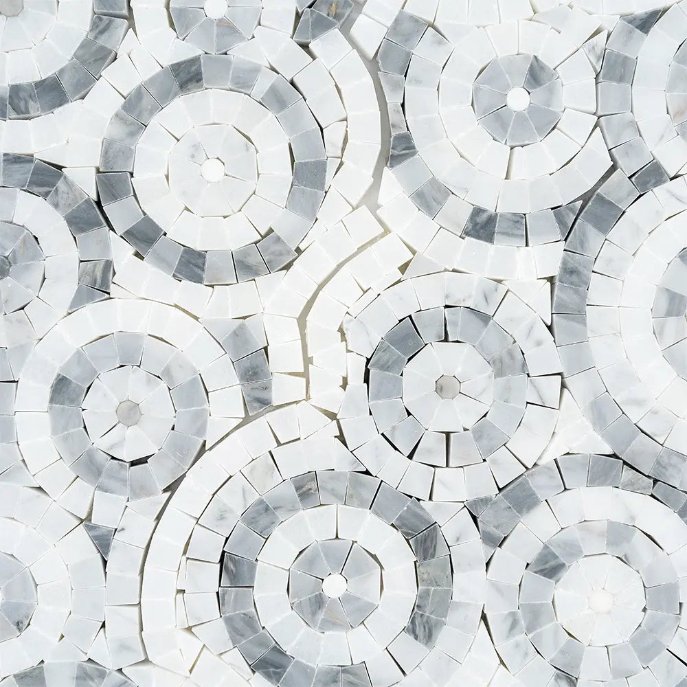 Circles Micro Mosaic Tile