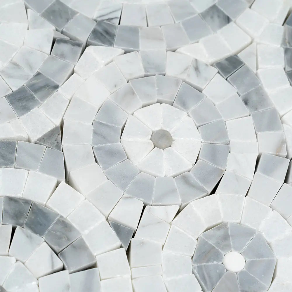 Circles Micro Mosaic Tile
