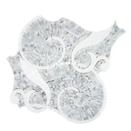 Villa Bianco Carrara & Thassos Micro Mosaic Tile | Tile Club