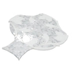 Floral Dream Bianco Carrara & Thassos Mosaic Tile | Tile Club
