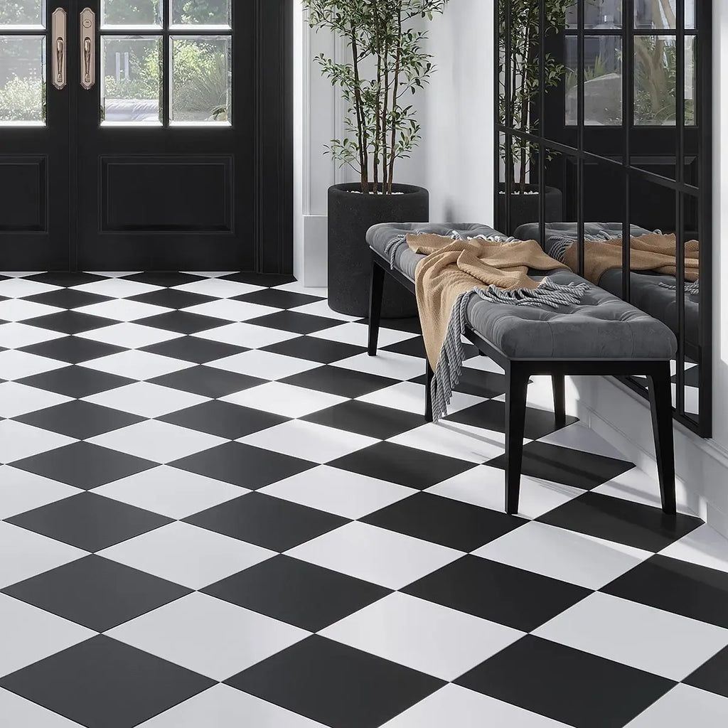 Duality White 12x12 Porcelain Tile