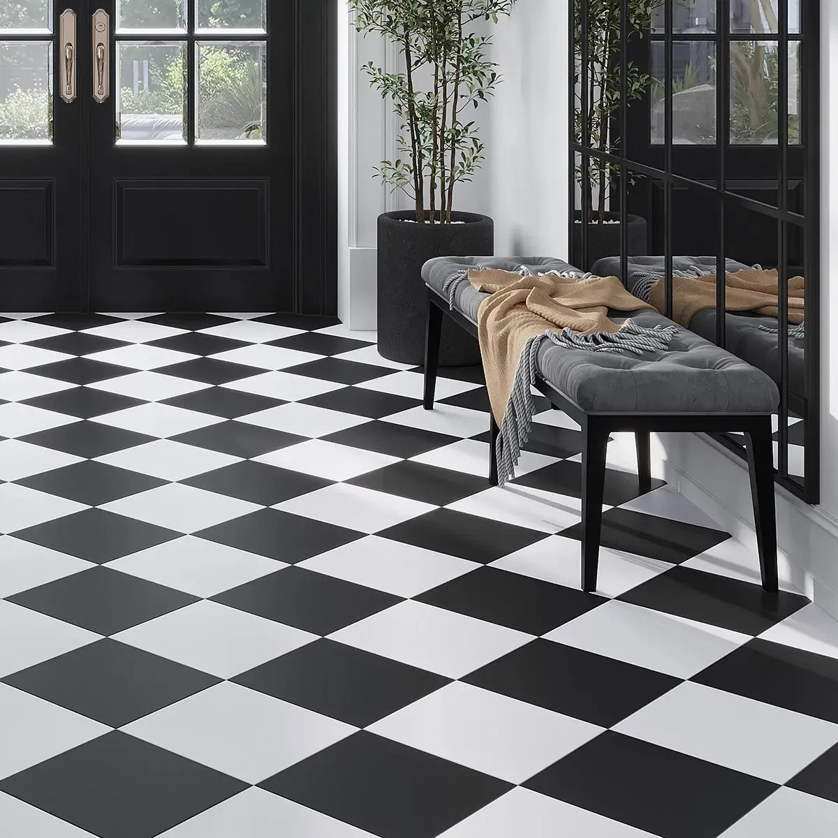 Duality White 12x12 Porcelain Tile