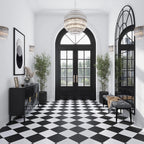 Duality Black 12x12 Porcelain Tile | Tile Club