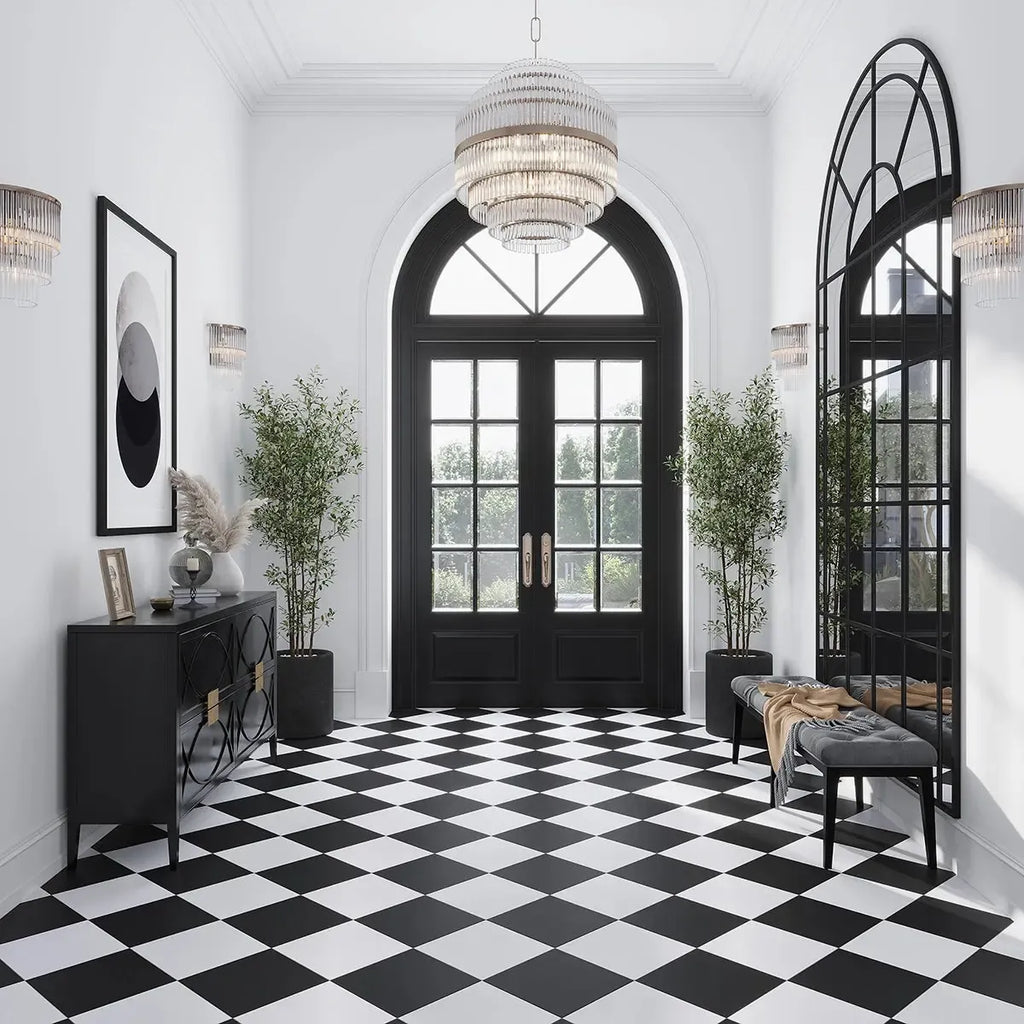 Duality White 12x12 Porcelain Tile | Tile Club