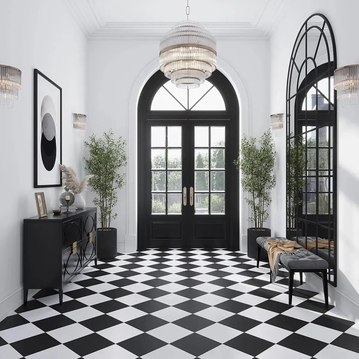 Duality White 12x12 Porcelain Tile | Tile Club