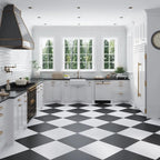 Duality Black 24x24 Large Format Porcelain Tile | Tile Club