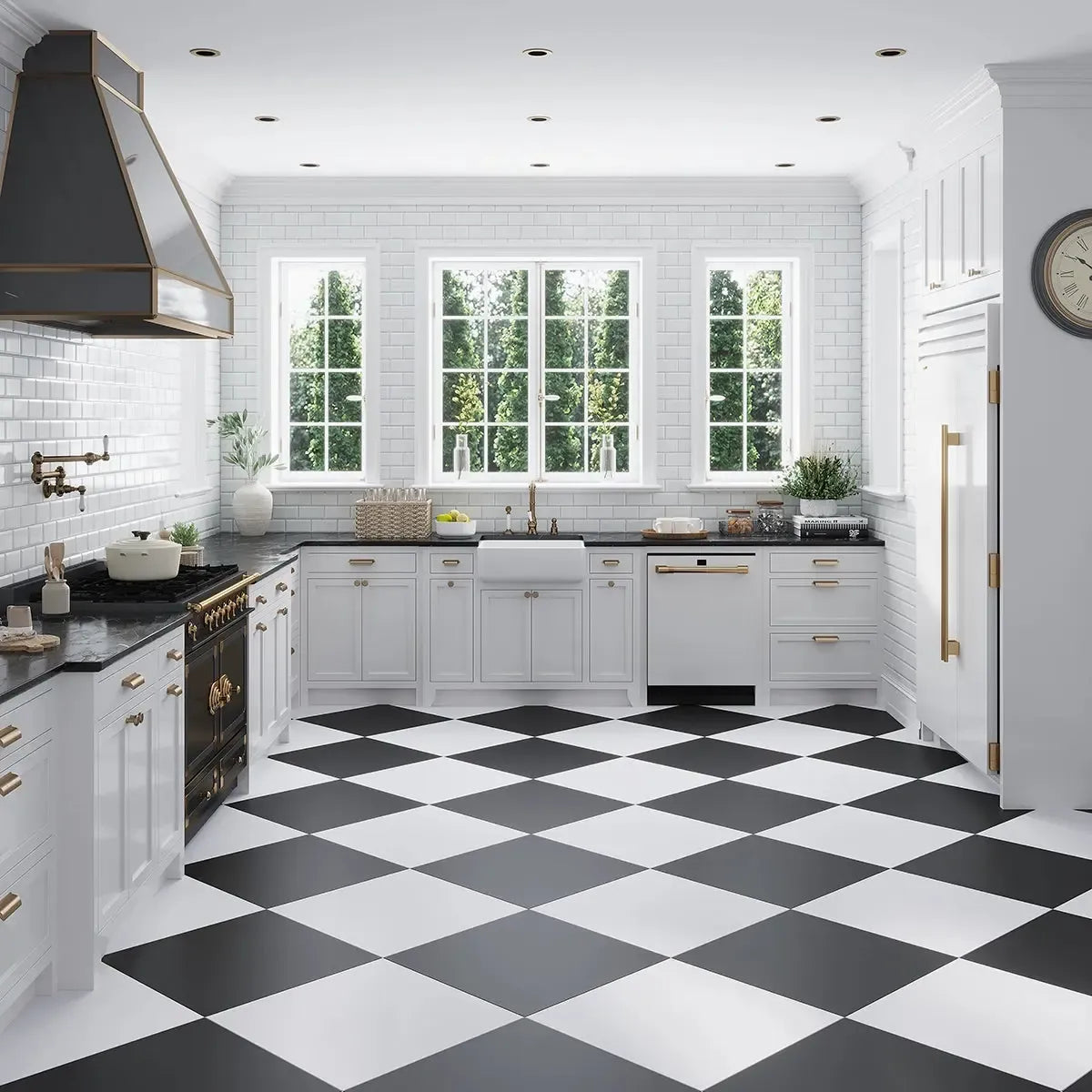 Duality White 24x24 Large Format Porcelain Tile