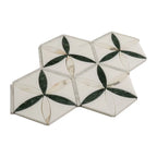 Geometria Marble Star Mosaic Tile | Tile Club