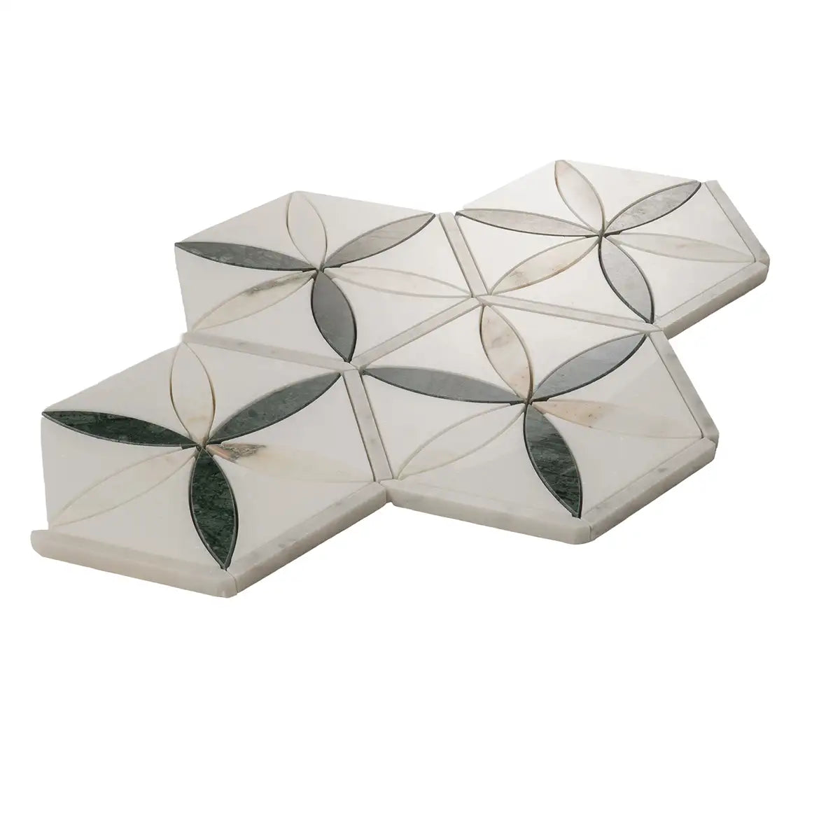 Geometria Marble Star Mosaic Tile | Tile Club