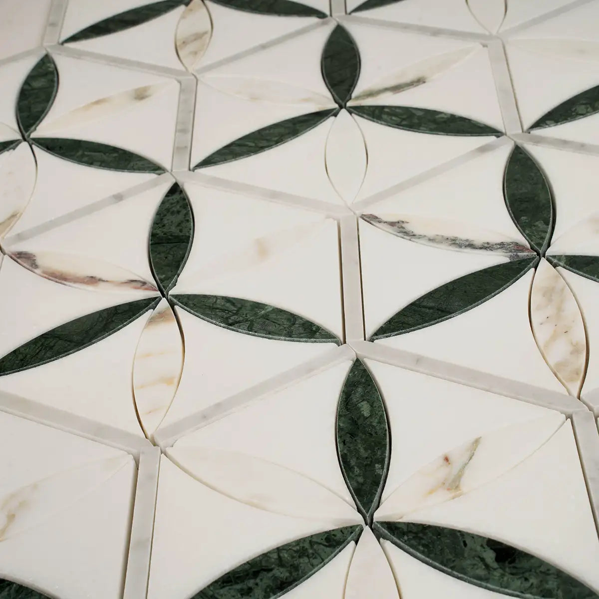 Geometria Marble Star Mosaic Tile | Tile Club