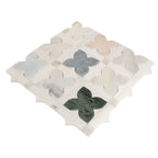 Geometria Marble Multicolor Stars Mosaic Tile | Tile Club
