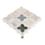 Geometria Marble Multicolor Stars Mosaic Tile