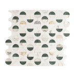 Geometria Marble Eclipse Moon Mosaic Tile | Tile Club