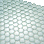 Pale Aqua Glass Penny Round Tile | Tile Club