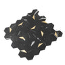 Black and Gold Hexagon Peel and Stick Tile