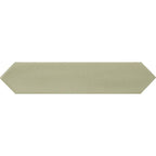 Sage green ceramic picket tile