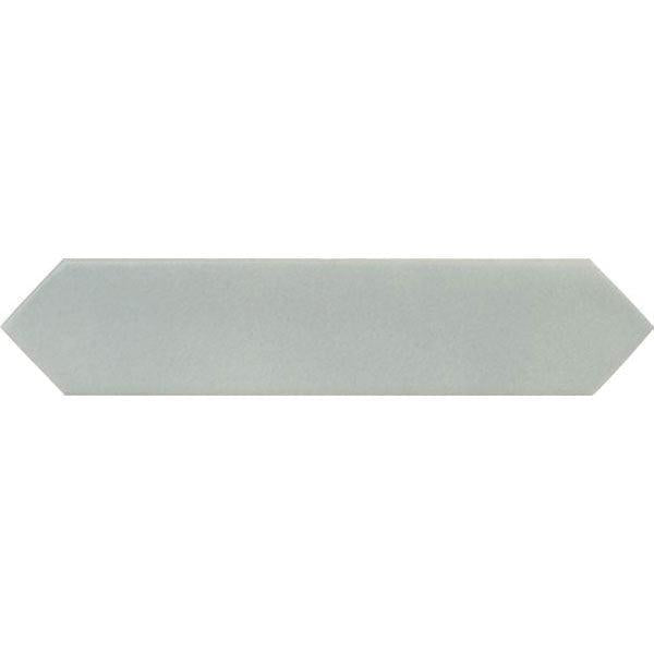 Light blue ceramic picket tile