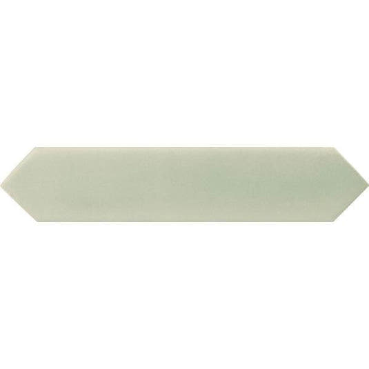 Mint green ceramic picket tile