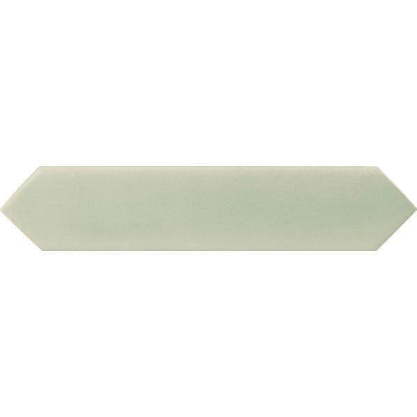 Mint green ceramic picket tile